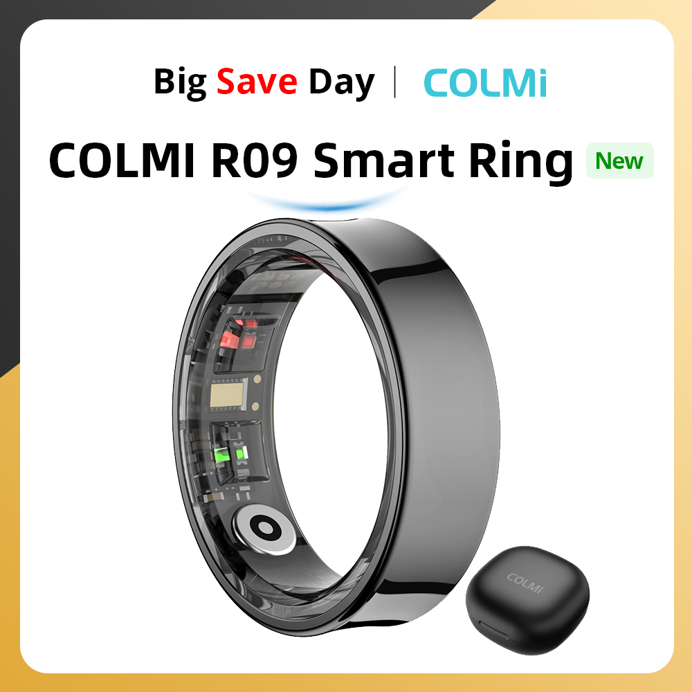 Blood Oxygen Monitor - 2024 COLMI R09 Smart Ring Männer