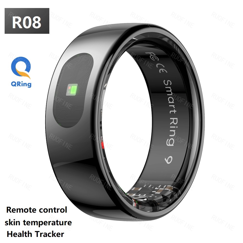 Blood Oxygen Monitor - Ring R08 Qring Damen- und Herren-App
