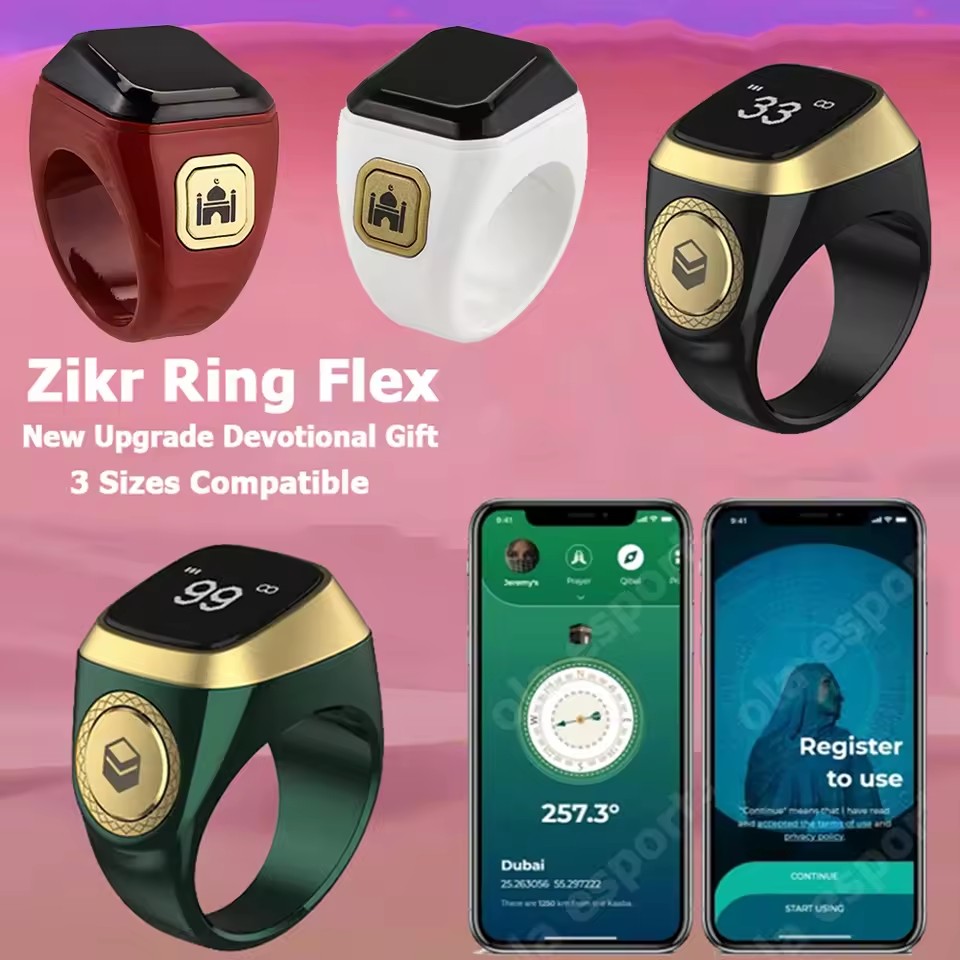 Blood Oxygen Monitor - 2026 Neuester Qibla Zikr Muslimischer Smart