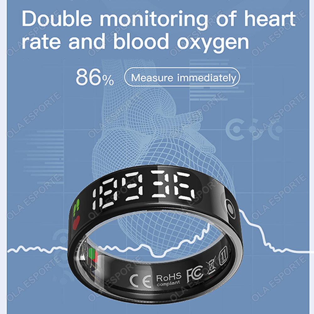 SR08 Smart Ring mit Ladebox fü – Blood Oxygen Monitor Bewertung und Preis