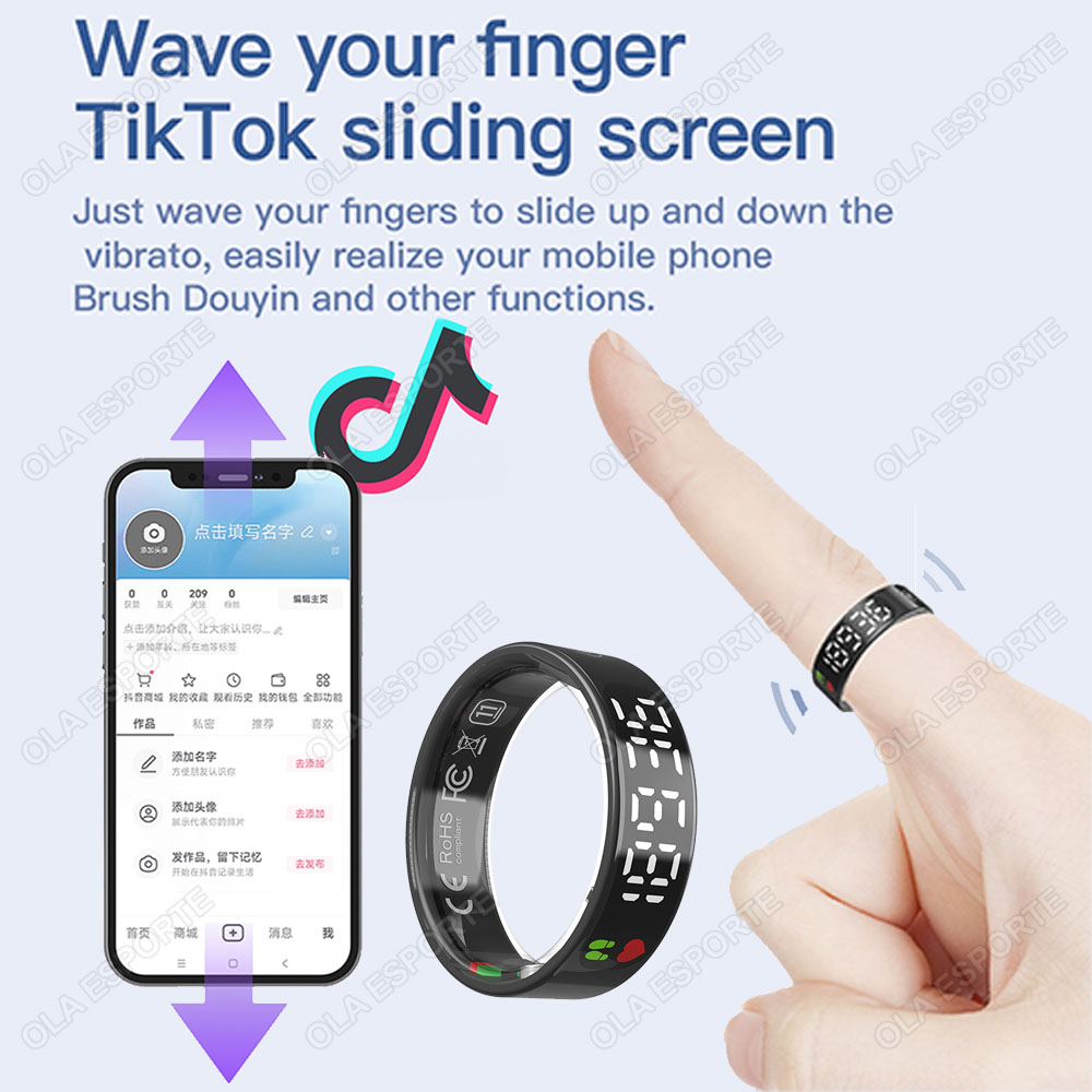 SR08 Smart Ring mit Ladebox fü – Blood Oxygen Monitor Bewertung und Preis