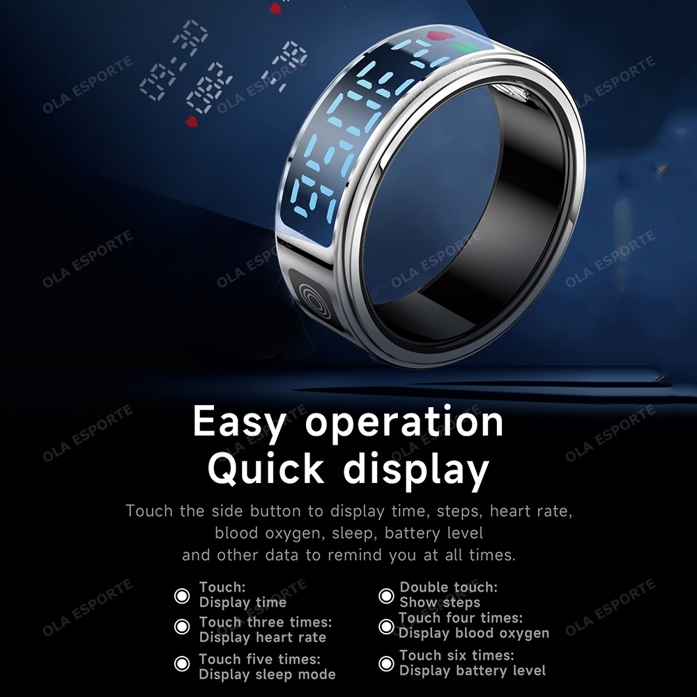 2026 Smart Ring mit Ladefach,  – Blood Oxygen Monitor Bewertung und Preis
