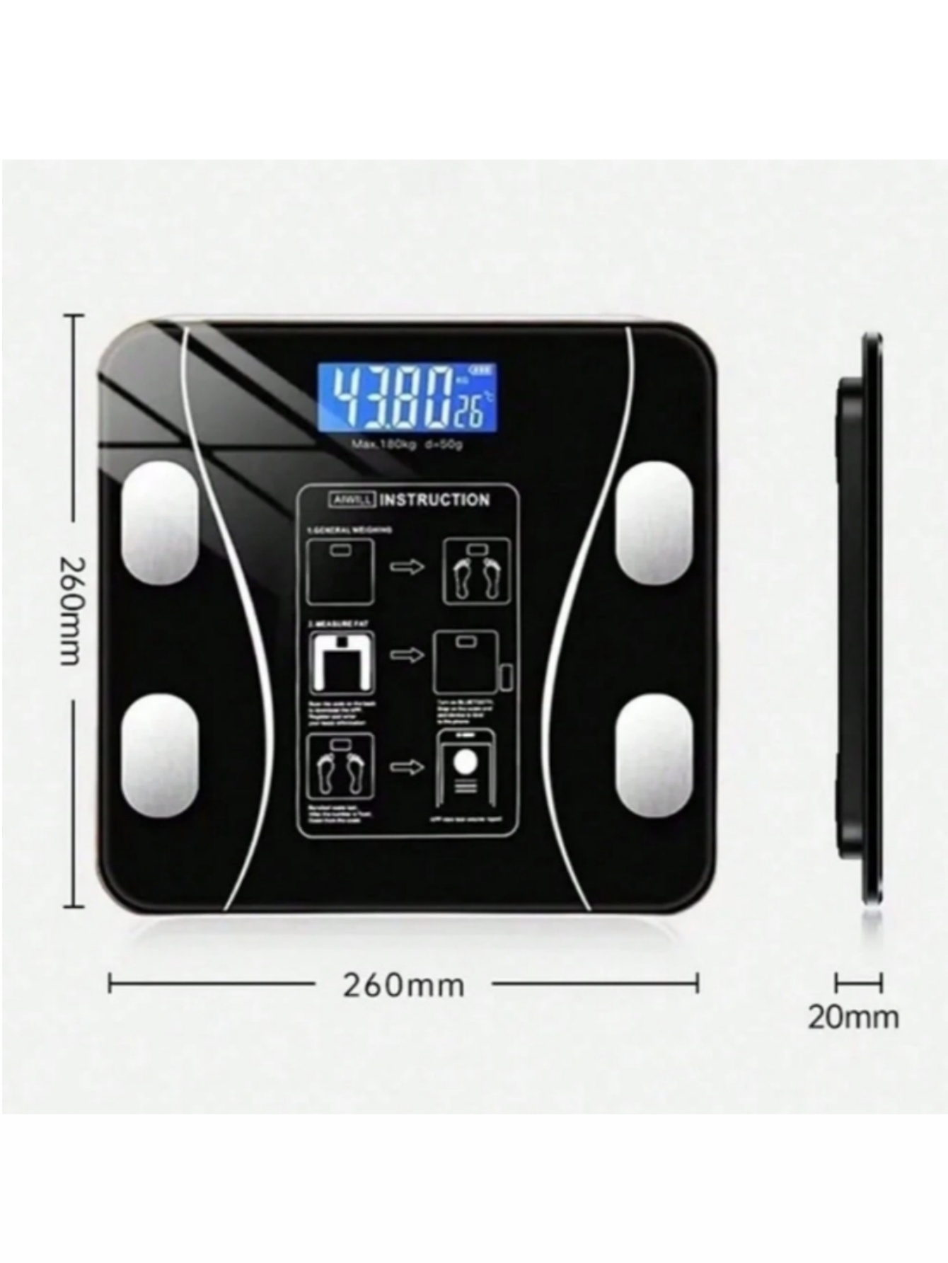 Hochpräzise USB-Aufladbare Int – Digital Body Weight Scale Bewertung und Preis