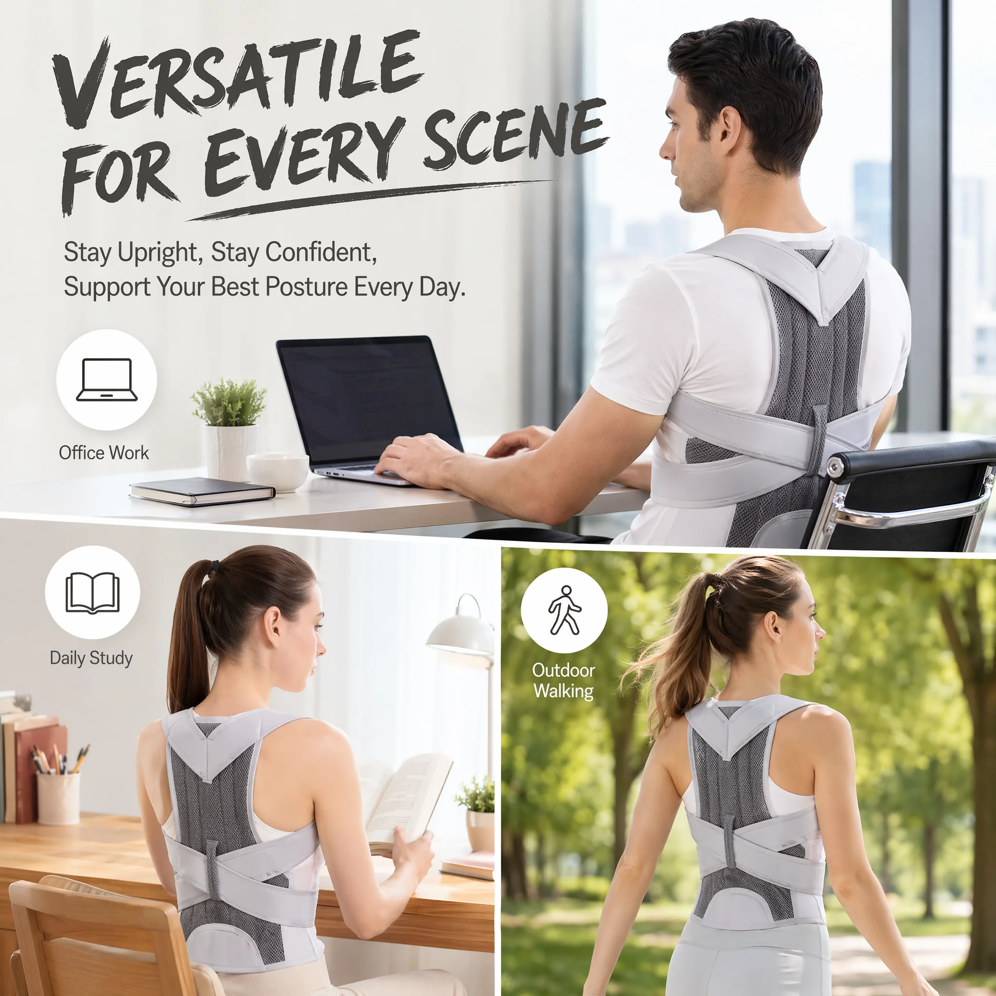 Verstellbare Haltungskorrektur – Posture Corrector Back Brace Bewertung und Preis