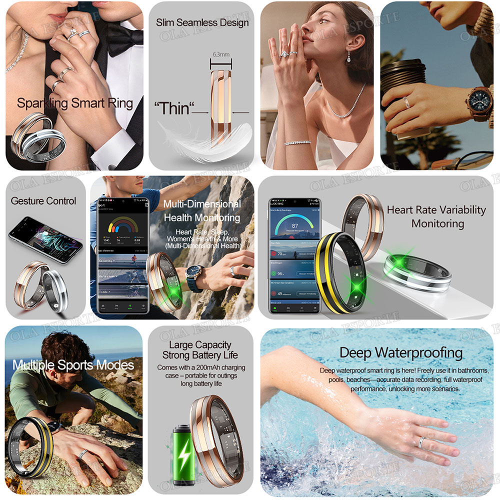 Gestenerkennung Smart Ring Ges – Blood Oxygen Monitor Bewertung und Preis