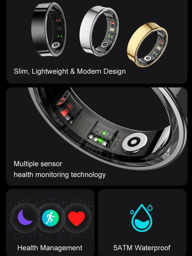 Neue Smart Ring R09 Gesundheit – Blood Oxygen Monitor Bewertung und Preis
